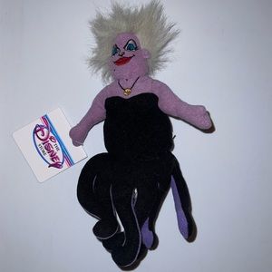 New Disney Store Exclusive The Little Mermaid Ursula 5.5" Mini Bean Bag …